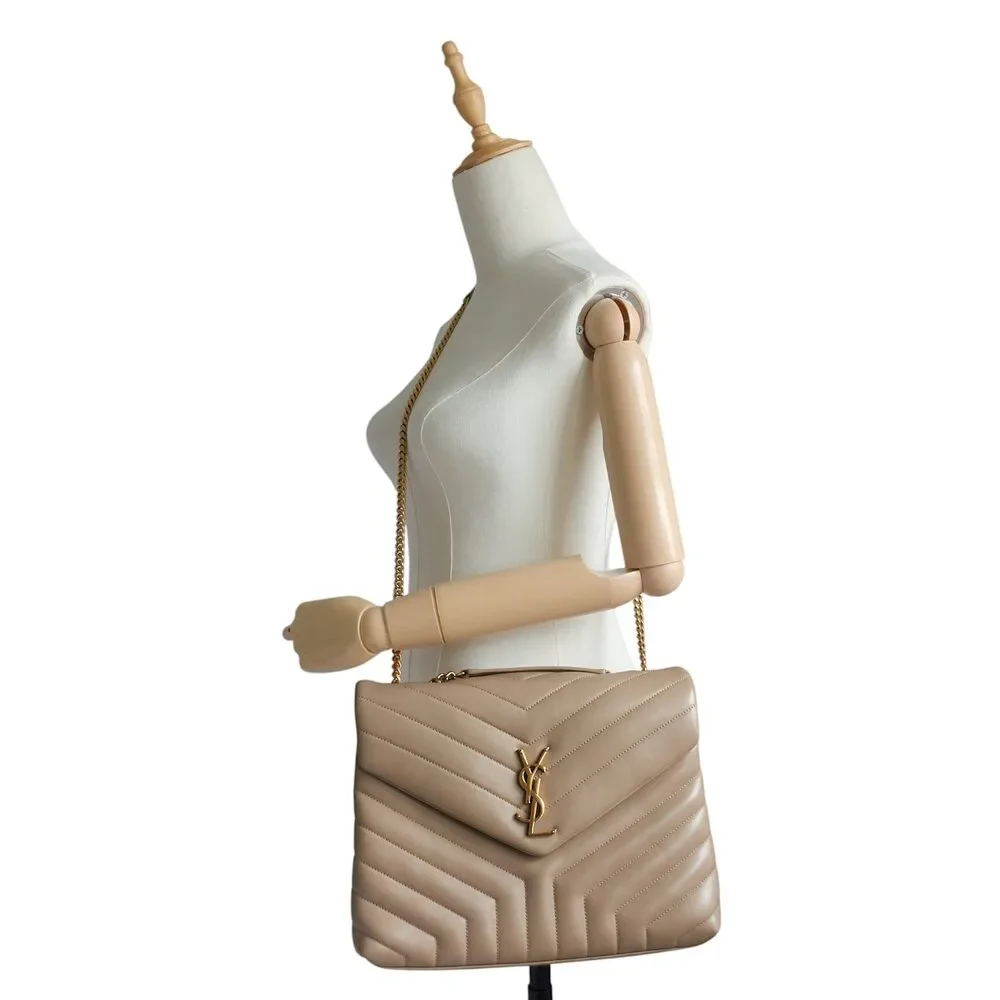 Loulou Medium Calfskin Shoulder Bag - Picture 12 of 13